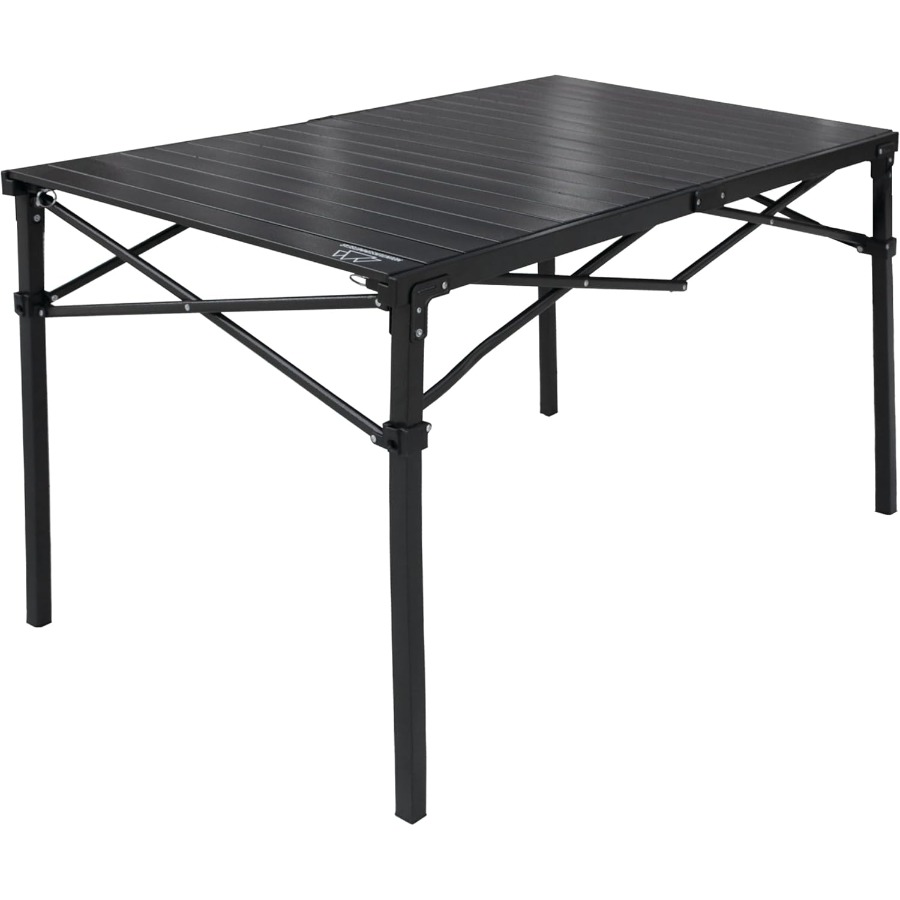 Camp Table Folding - HeavyDuty RollTop Table for Camping Large