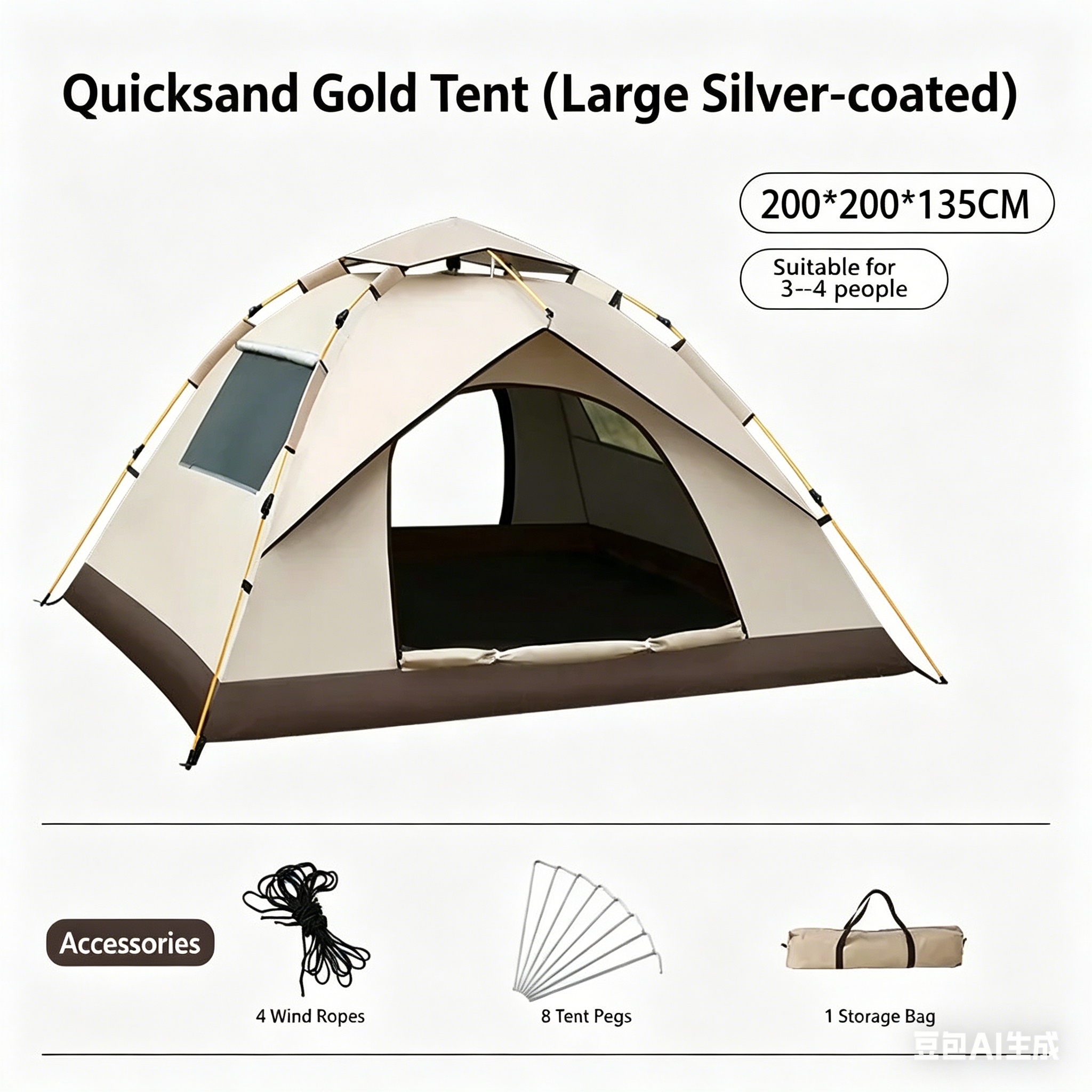 Outdoor Camping Bug Zapper - Automatic Outdoor Camping Tent Waterproof Sunproof