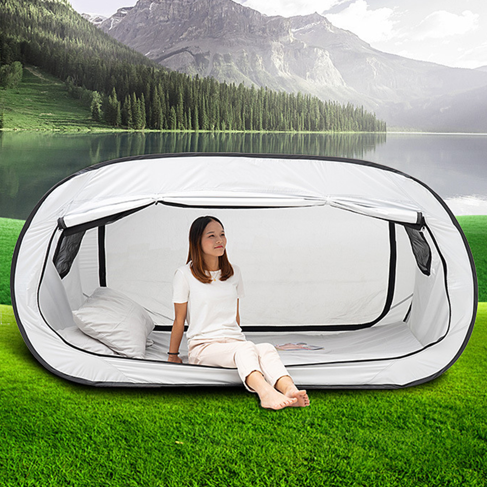 Outdoor Folding Privacy Bed Te - огляд і ціна Outdoor Camping Automatic Quick Opening Tent