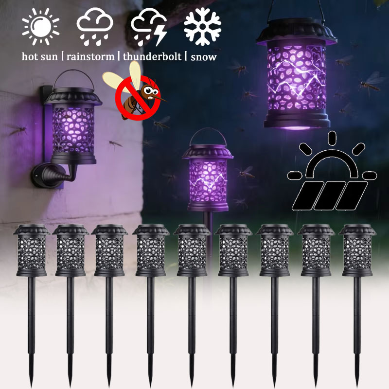 1-4PCS 3 in 1 Waterproof Solar - огляд і ціна Outdoor Camping Bug Zapper