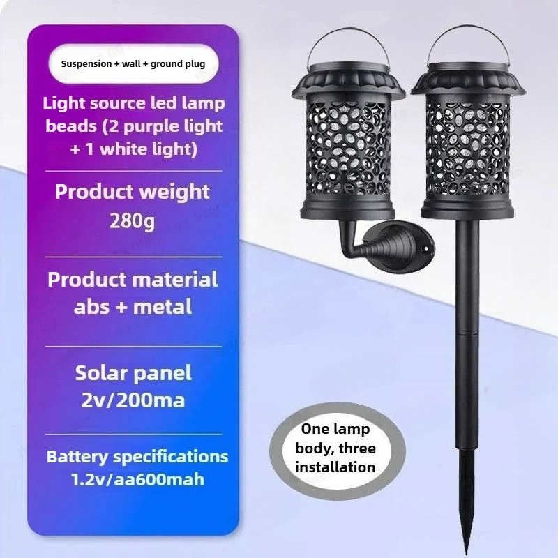 1-4PCS 3 in 1 Waterproof Solar - огляд і ціна Outdoor Camping Bug Zapper