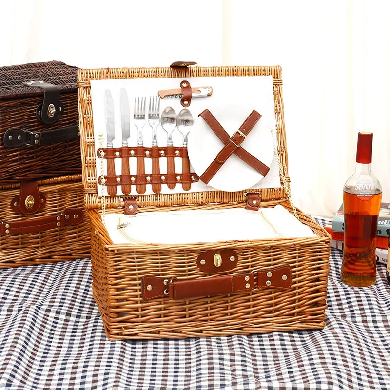 Family outing picnic basket, o - огляд і ціна Outdoor Camping Box