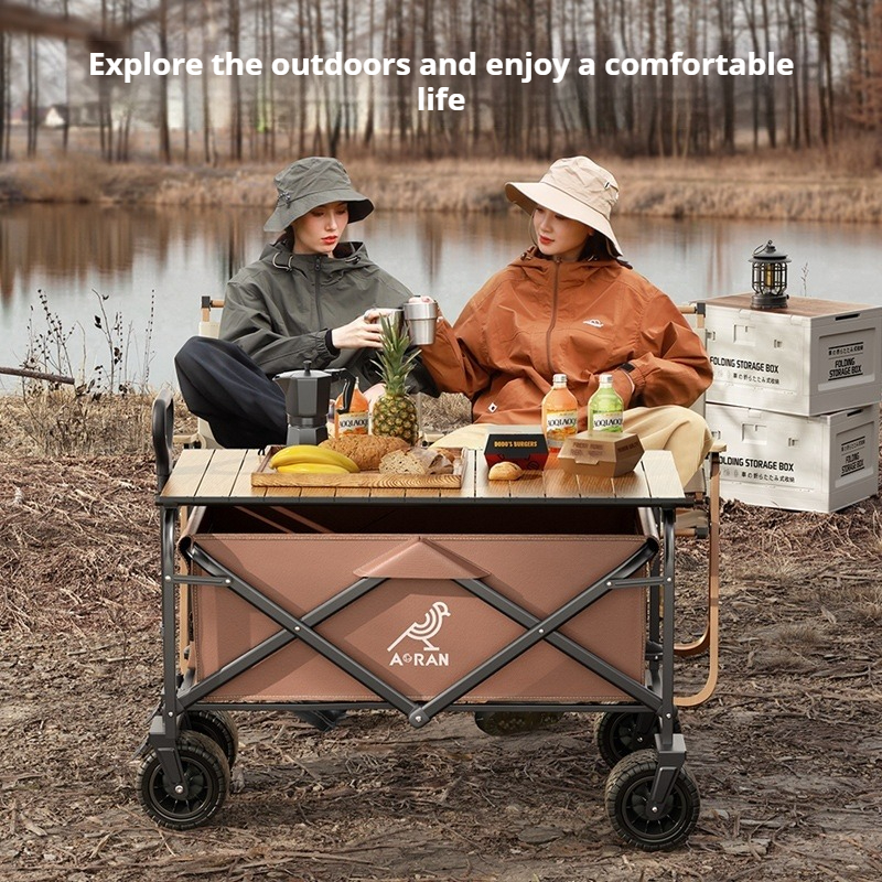 Portable Folding Camping Troll - огляд і ціна Camp Table Folding