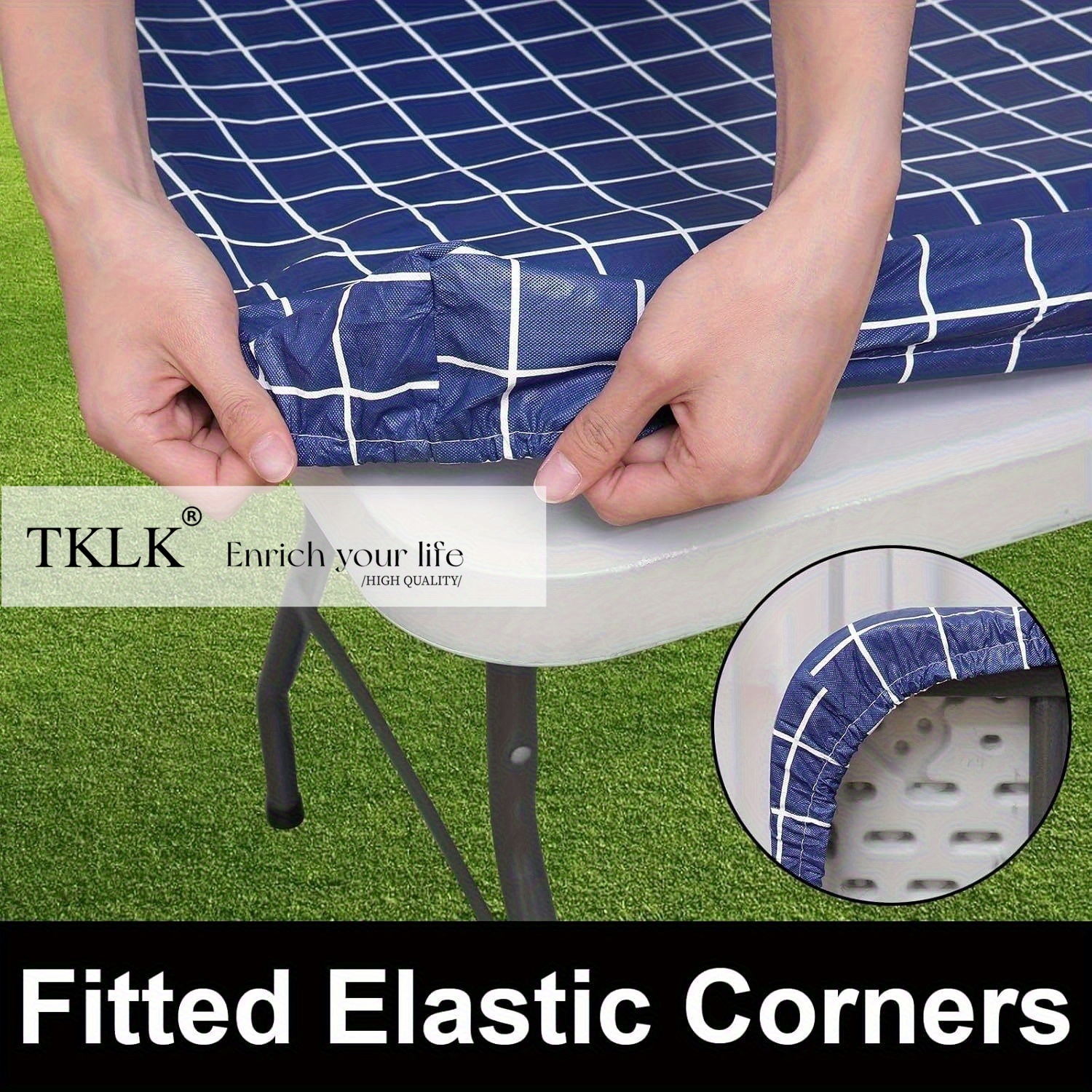 Rectangle Table Cloth, Elastic - огляд і ціна Camp Table Folding