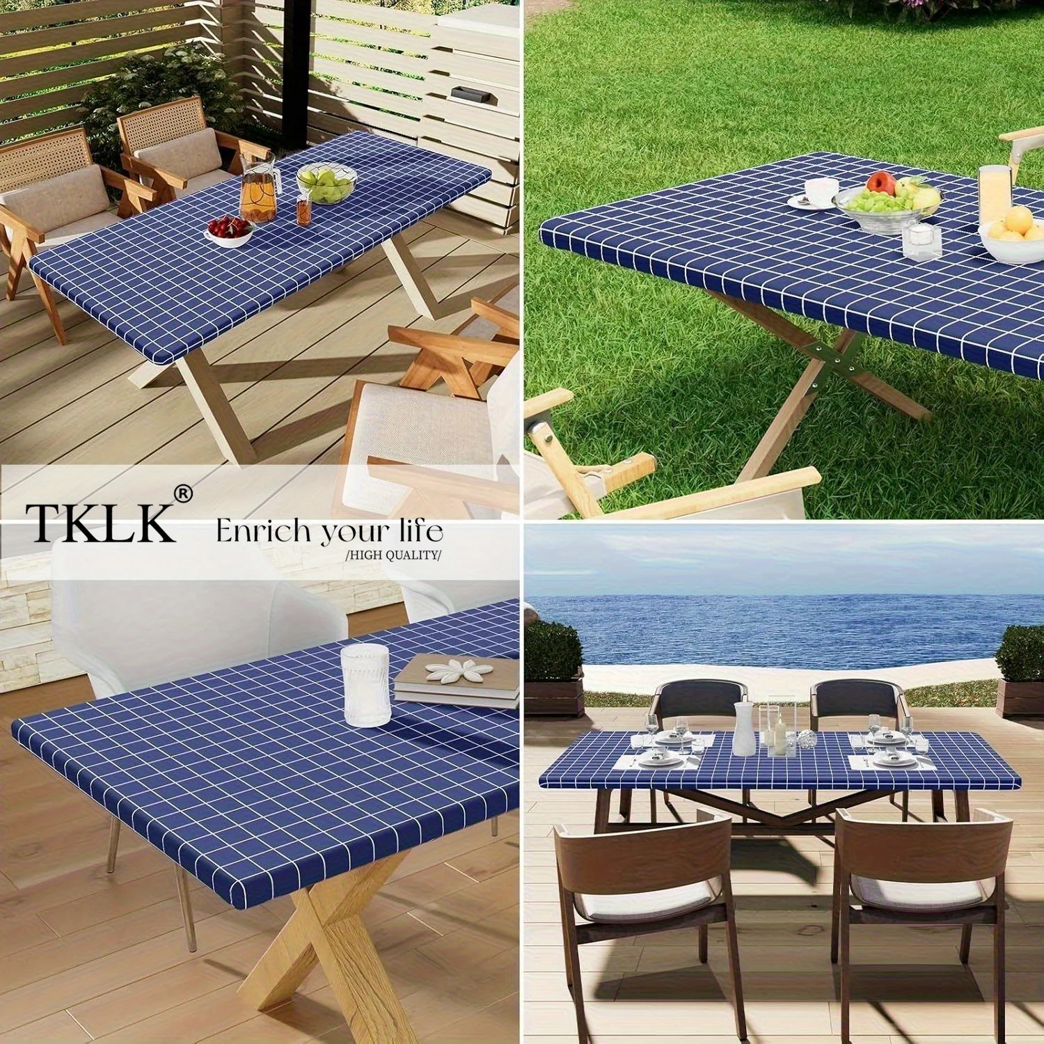 Rectangle Table Cloth, Elastic - огляд і ціна Camp Table Folding