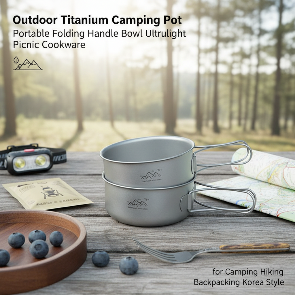 Outdoor Titanium Camping Pot P - огляд і ціна Outdoor Camping Korea