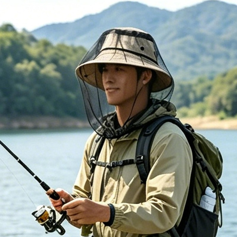 Outdoor Mosquito Net Head Cove - огляд і ціна Outdoor Camping Bug Zapper