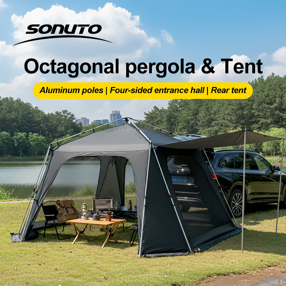 Sonuto Octagonal Instant Cabin - огляд і ціна Outdoor Camping Automatic Quick Opening Tent