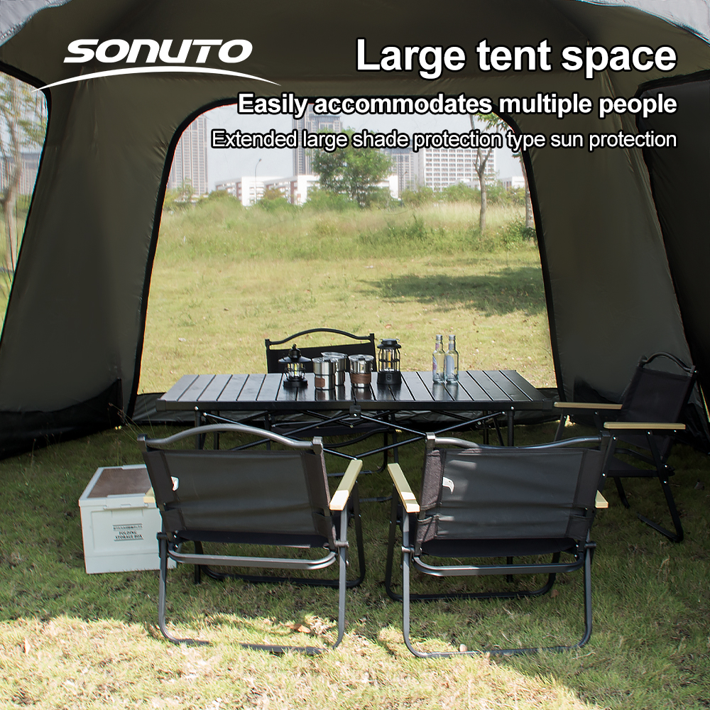 Sonuto Octagonal Instant Cabin - огляд і ціна Outdoor Camping Automatic Quick Opening Tent