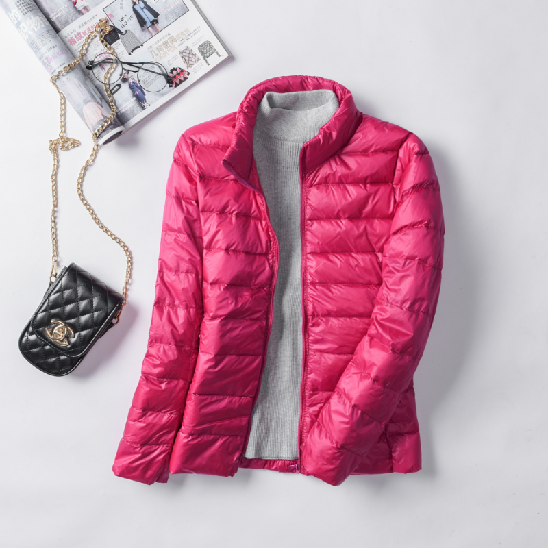 Purple Women Packable Down Jac - огляд і ціна Outdoor Camping Jacket