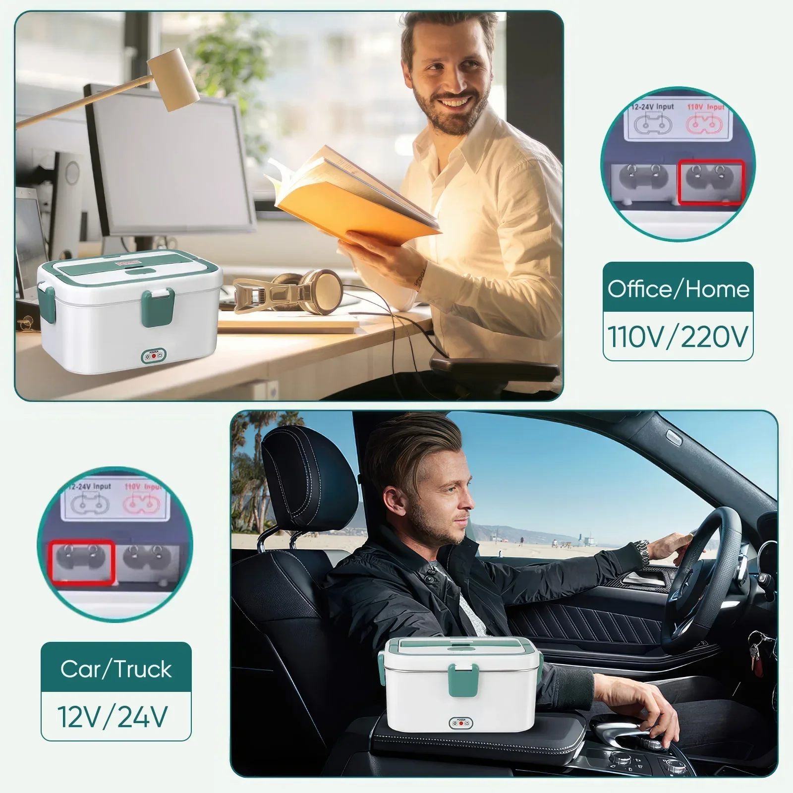 Electric Lunch Box Food Warmer - огляд і ціна Outdoor Camping Box