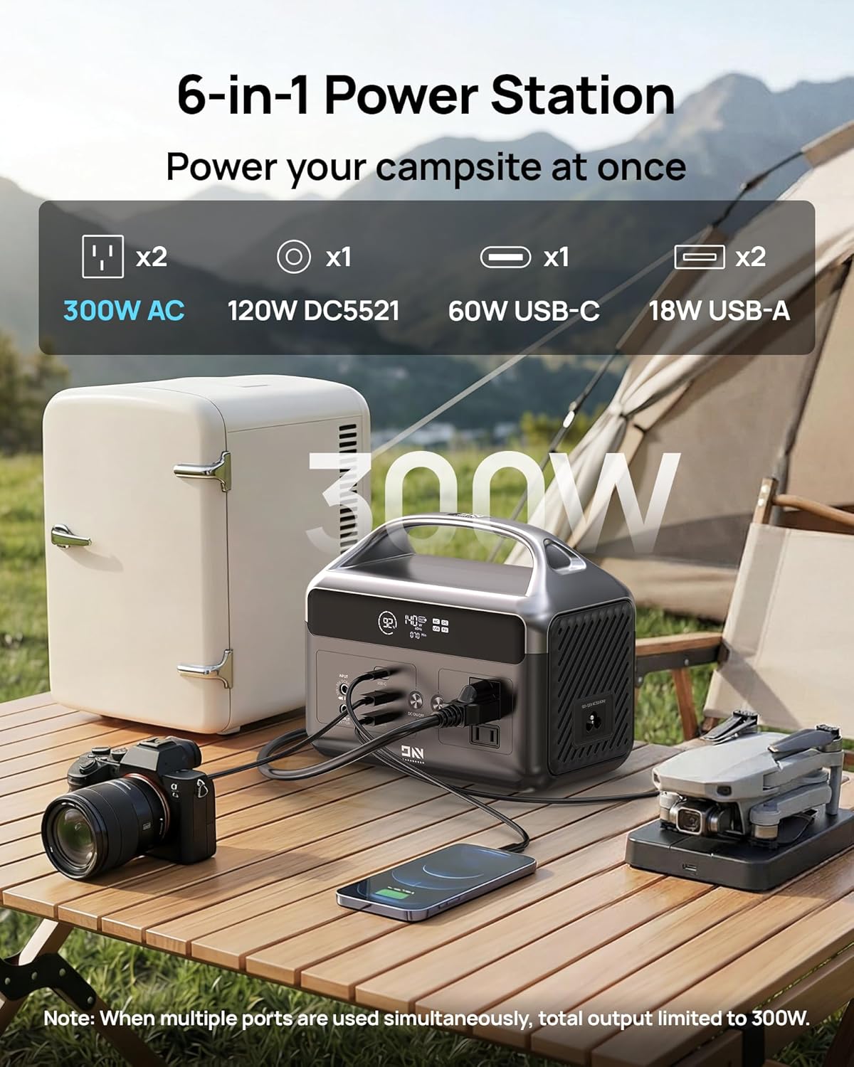 Portable Power Station 192Wh L - огляд і ціна Outdoor Camping Outlet