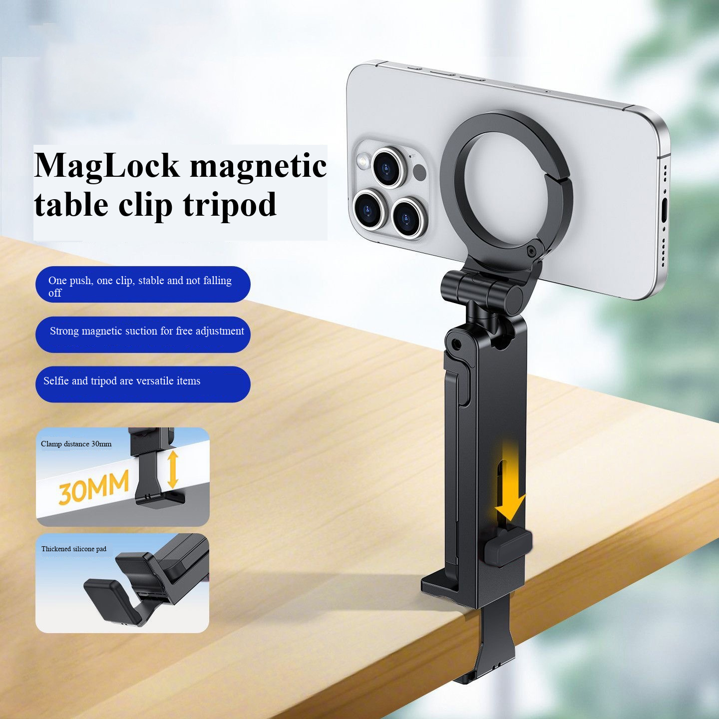 New magnetic phone holder, des - огляд і ціна Camp Table Folding