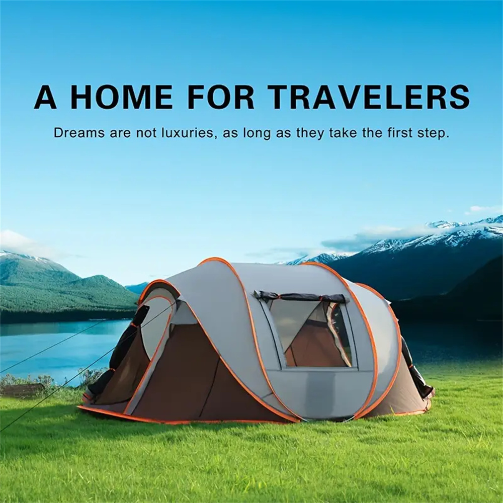 5-8 people quick opening hand  - огляд і ціна Outdoor Camping Automatic Quick Opening Tent