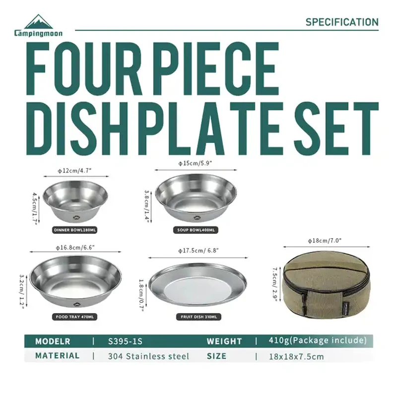 CAMPINGMOON S395-1S 8-Piece St - огляд і ціна Outdoor Camping Korea