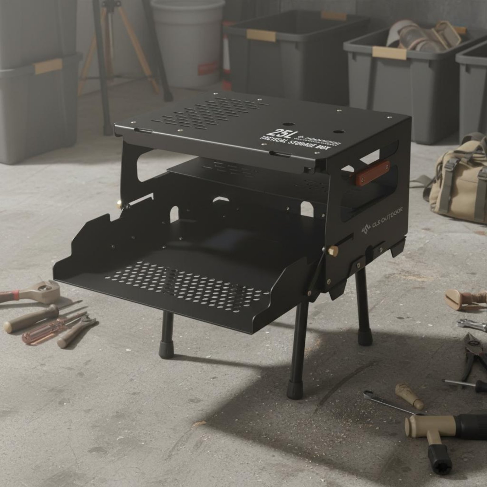 Folding Camping Storage Box La - огляд і ціна Camp Table Folding