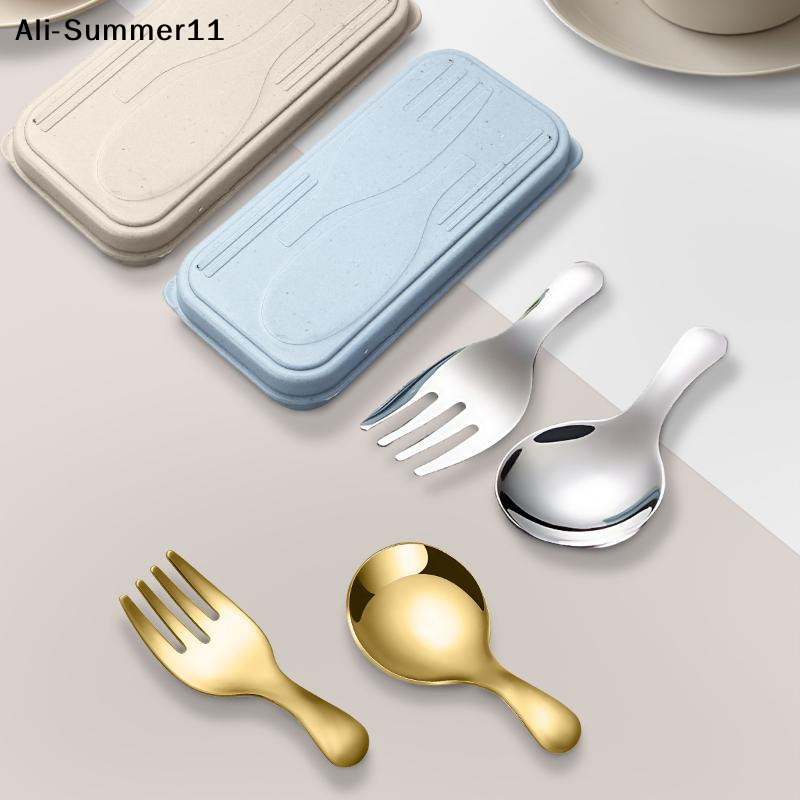 【A6L】Steel Tableware Set Spoon - огляд і ціна Outdoor Camping Box
