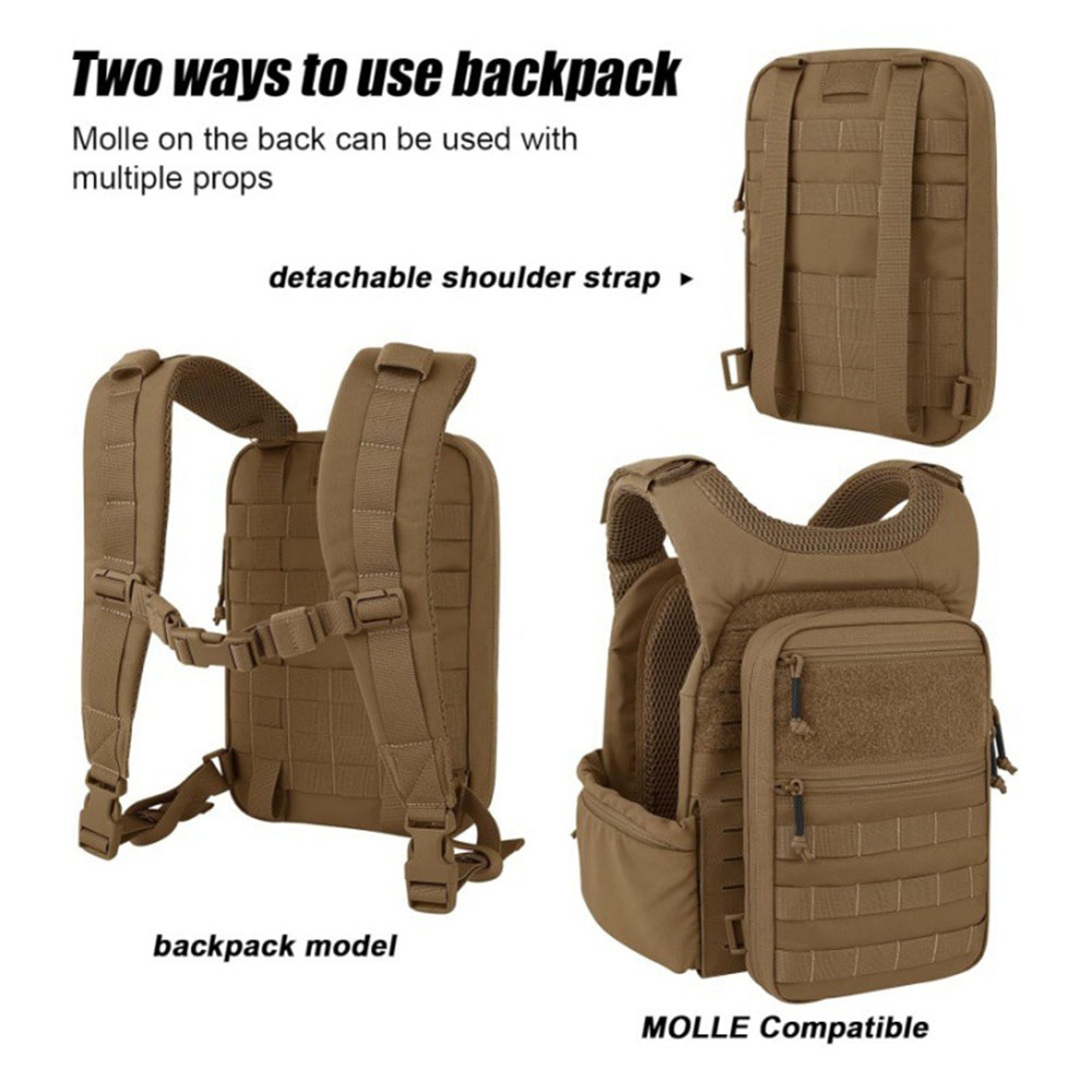 Tactical MOLLE Backpack Waterp - огляд і ціна Outdoor Camping Vest