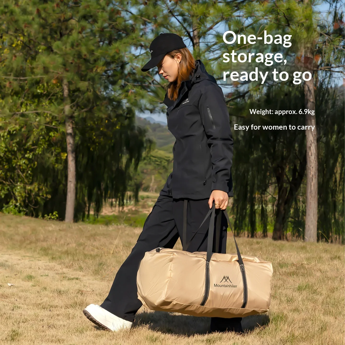 Inflatable Camping Tent, Easy  - огляд і ціна Outdoor Camping Automatic Quick Opening Tent