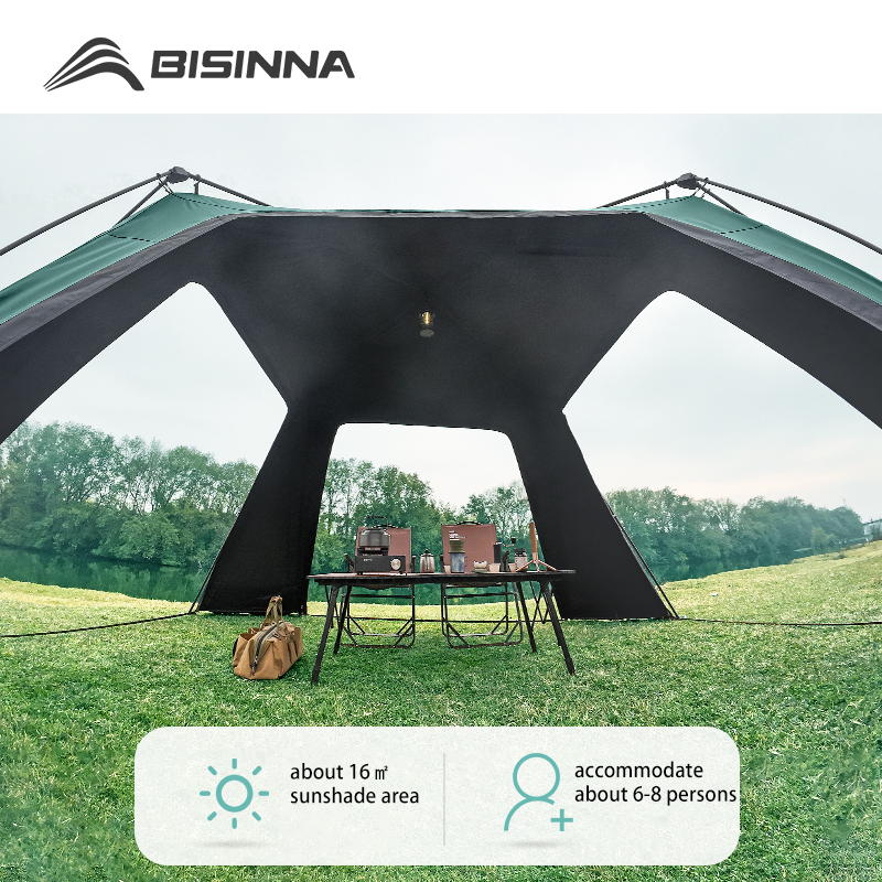 BISINNA 6-8 Persons One-touch  - огляд і ціна Outdoor Camping Automatic Quick Opening Tent