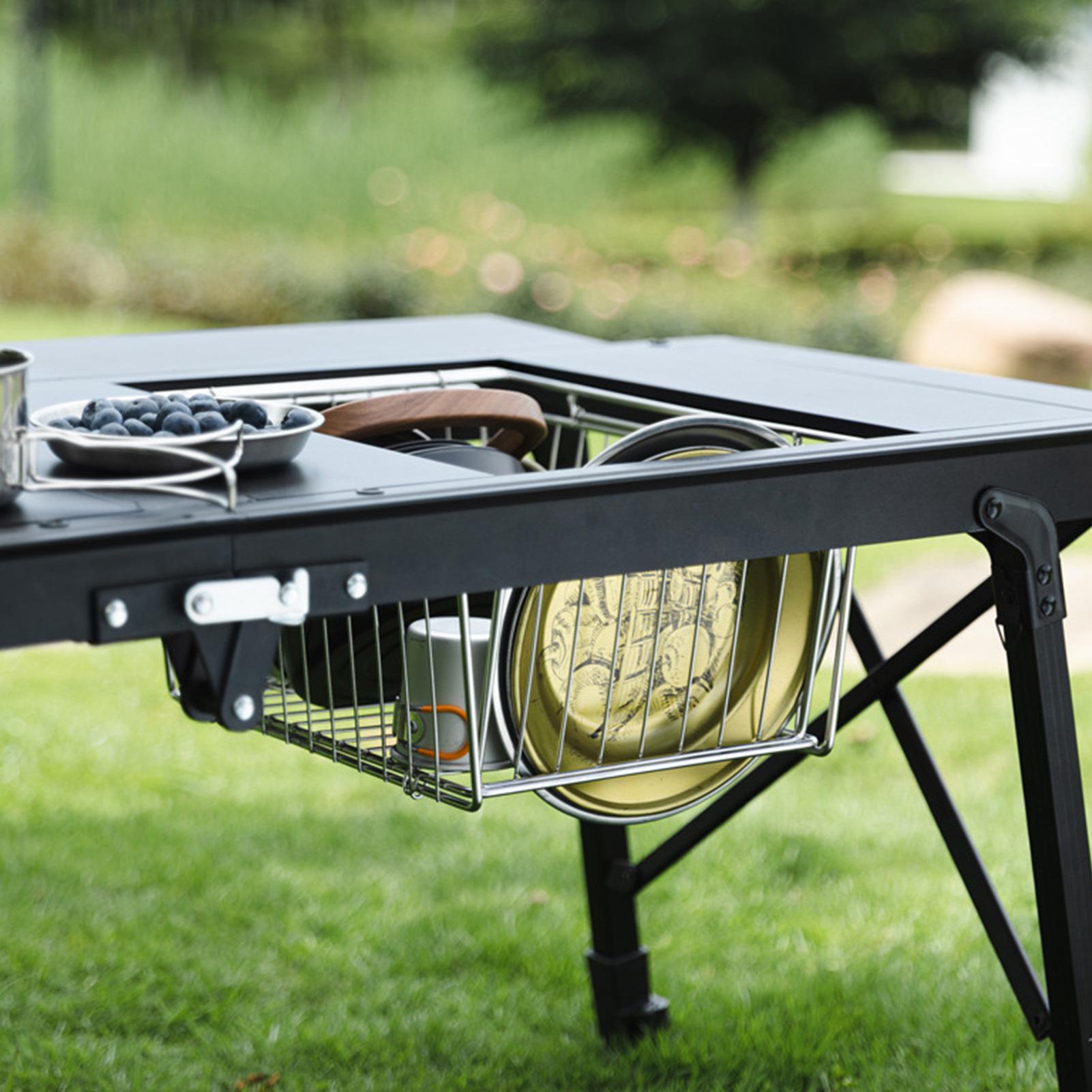 Camping Table Basket Metal Fol - огляд і ціна Camp Table Folding